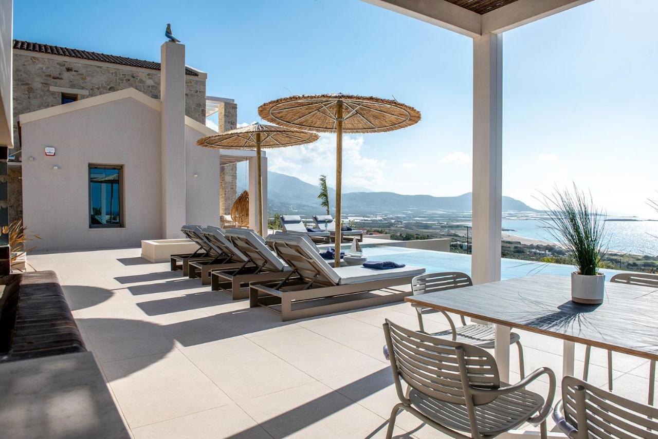 Cielo E Mare Villas I "Free" Heated Pools & Seaview Falasarna Buitenkant foto