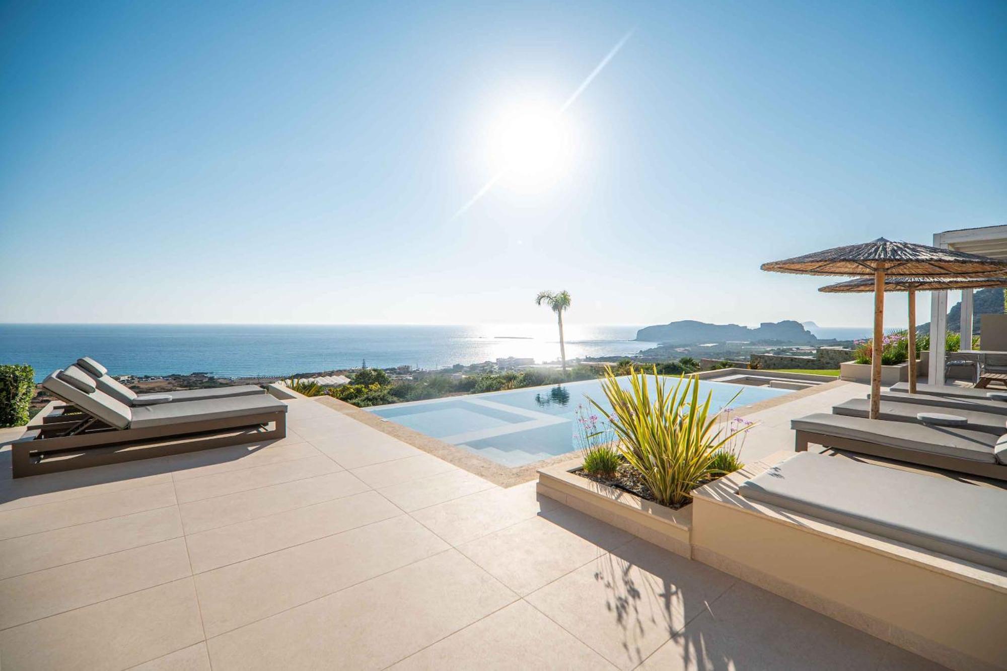Cielo E Mare Villas I "Free" Heated Pools & Seaview Falasarna Buitenkant foto