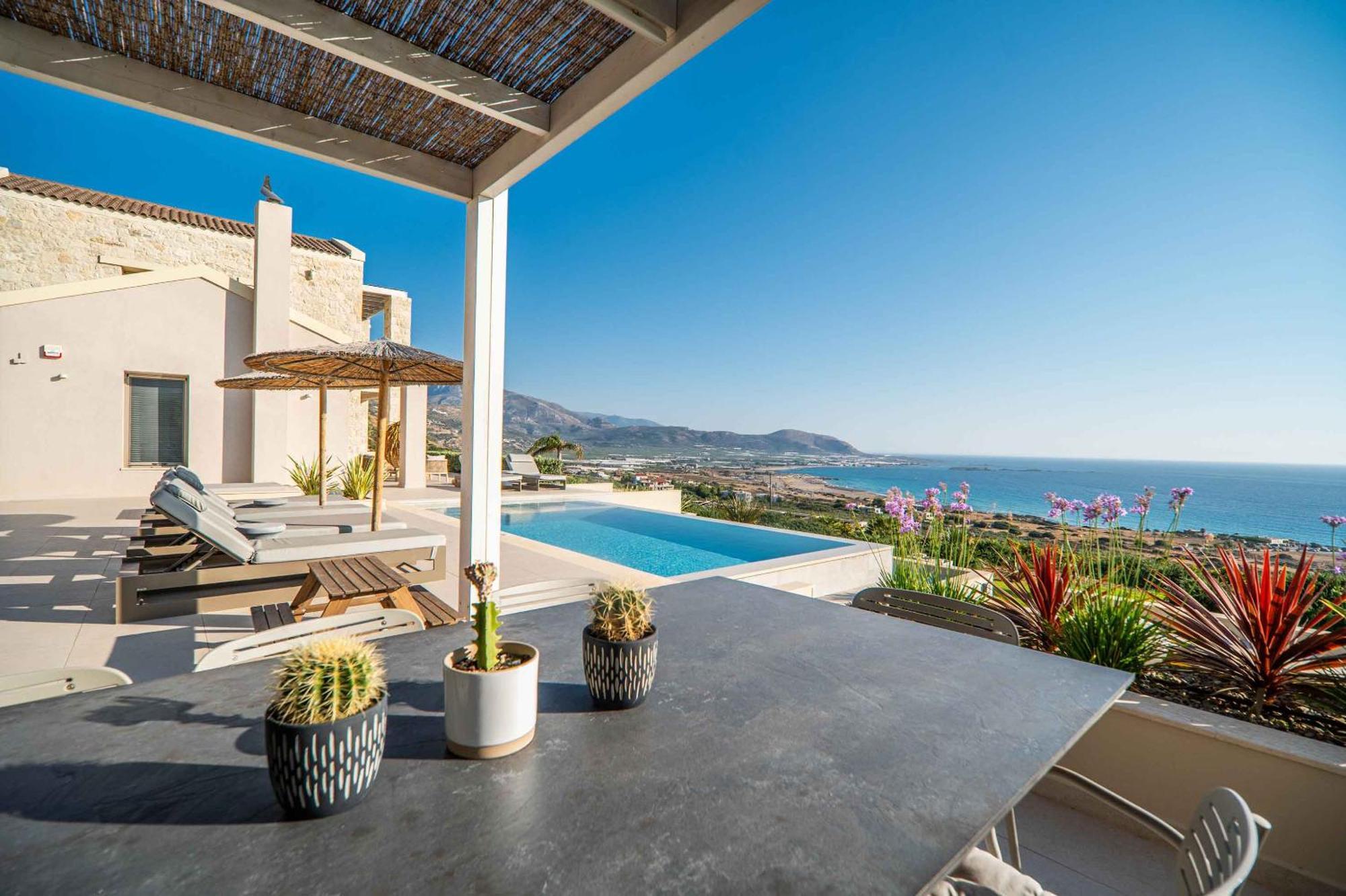 Cielo E Mare Villas I "Free" Heated Pools & Seaview Falasarna Buitenkant foto