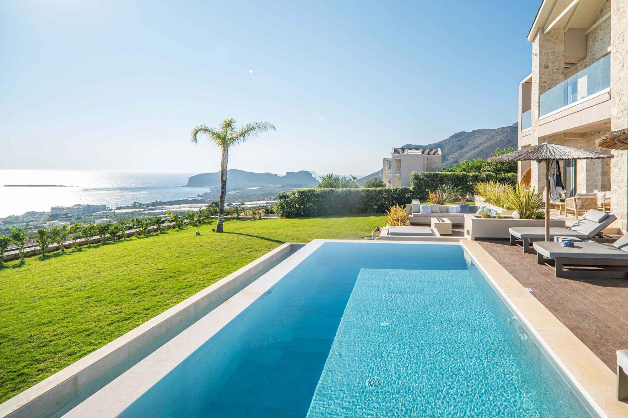Cielo E Mare Villas I "Free" Heated Pools & Seaview Falasarna Buitenkant foto